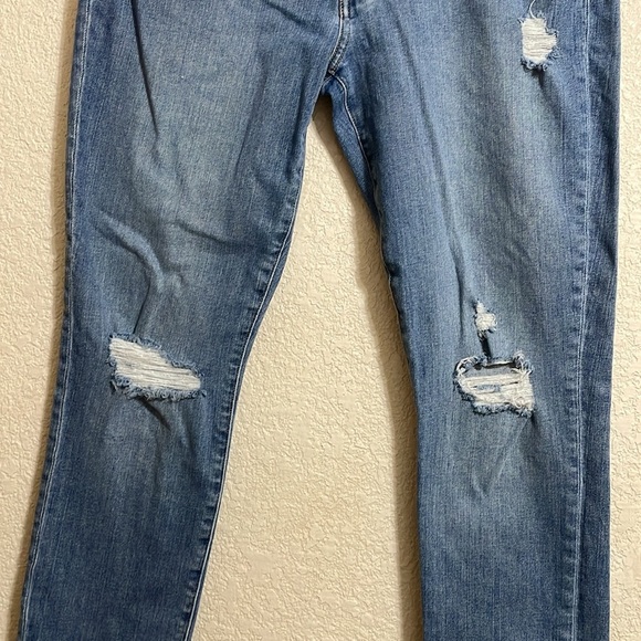 Joe's Jeans Women's Straight Leg Jeans - Distressed Blue - Picture 3 of 10